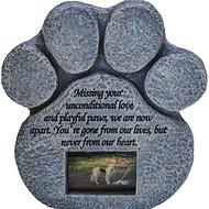 Paw Print Memorial Plaque